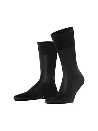 FALKE | Socken TIAGO barolo | schwarz