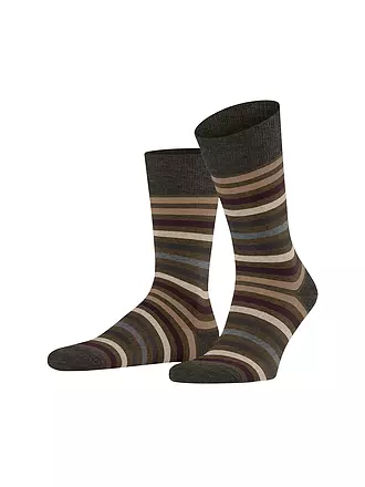 FALKE | Socken TINTED STRIPE dark navy | braun