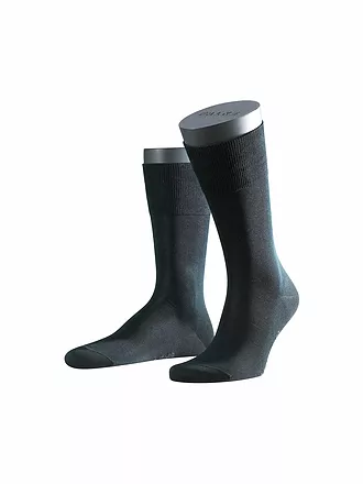 FALKE | Socken Tiago cornflower blue | schwarz