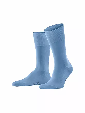 FALKE | Socken Tiago cornflower blue | beige