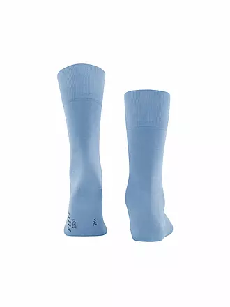 FALKE | Socken Tiago cornflower blue | beige