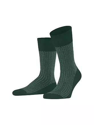 FALKE | Socken UPTOWN TIE hunter green | grau