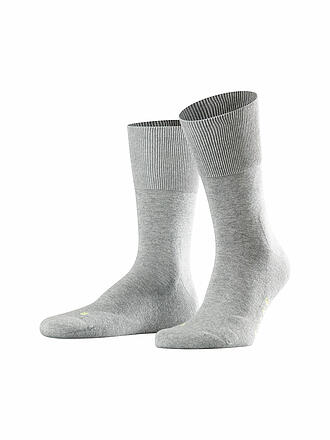 FALKE | Socken bright orange | grau