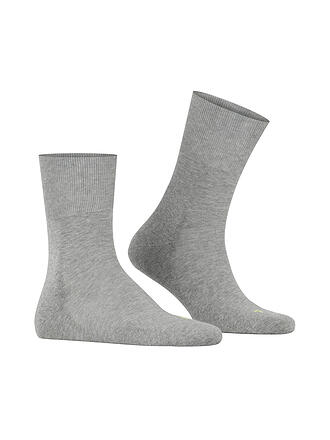 FALKE | Socken bright orange | grau