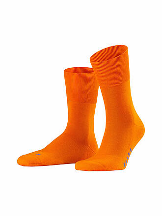FALKE | Socken bright orange | grau