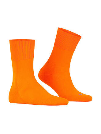 FALKE | Socken bright orange | grau