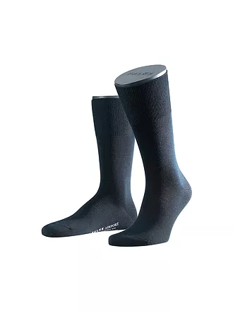 FALKE | Socken brown mel. | blau