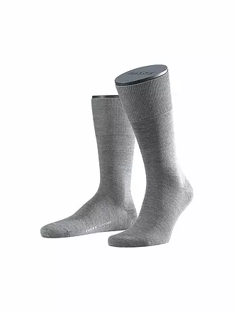 FALKE | Socken brown mel. | grau