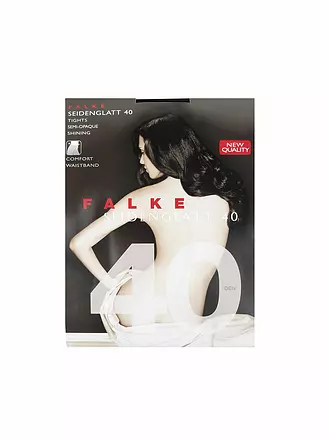 FALKE | Strumpfhose Seidenglatt 40 den (Black) | grau
