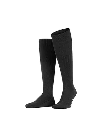 FALKE | Stutzen MILANO antracite melange | schwarz