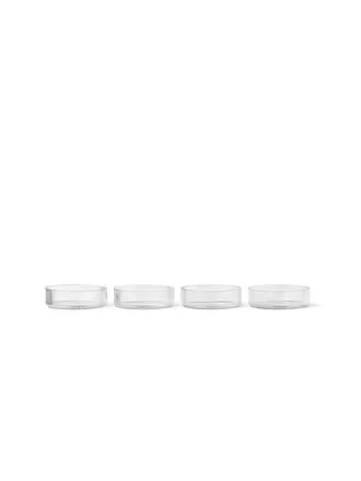 FERM LIVING | Schalen Ripple 4-er Set Clear | 