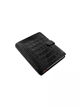 FILOFAX | Classic Croc A5 Organiser | schwarz