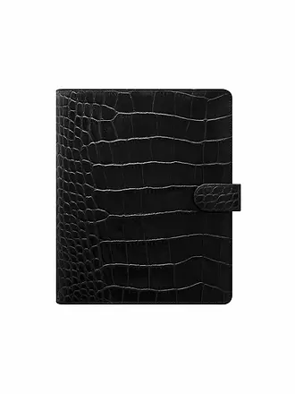 FILOFAX | Classic Croc A5 Organiser | schwarz