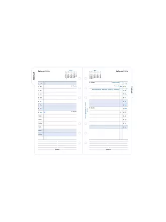 FILOFAX | Kalendereinlage Monat Deutsch Personal 2026 | weiss