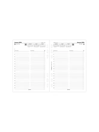 FILOFAX | Kalendereinlage Tag deutsch A5 Multifit 2026 | weiss