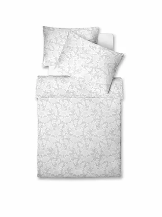 FLEURESSE | Damast Bettwäsche Opal 70x90cm / 140x200cm | creme