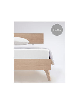 FLEURESSE | Frotteespannleintuch CD-SOFT 100x200cm Vanille | weiss