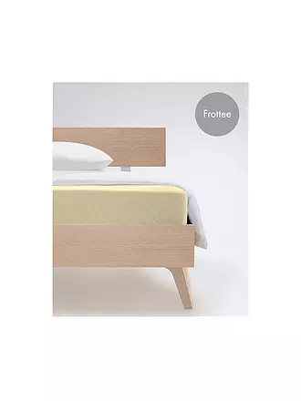 FLEURESSE | Frotteespannleintuch CD-SOFT 100x200cm Vanille | weiss