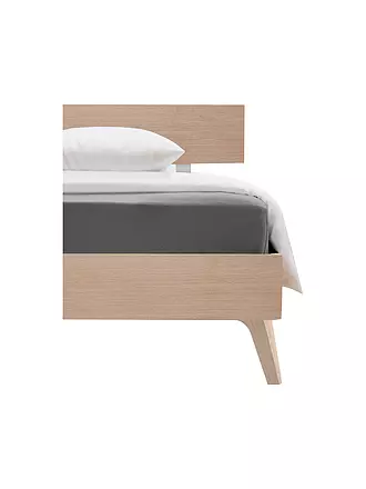 FLEURESSE | Jersey Spannleintuch 180x200cm Grau | hellblau