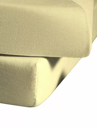 FLEURESSE | Jerseyspannleintuch 100x200cm (Flieder) | gelb