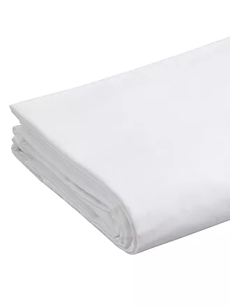 FLEURESSE | Leintuch MONIKA 2x160x260cm Silbergrau | weiss