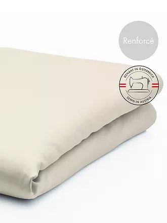 FLEURESSE | Leintuch MONIKA 2x160x260cm Silbergrau | creme