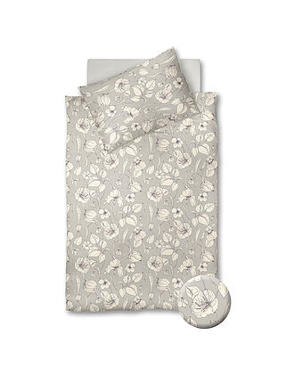 FLEURESSE | Satin Bettwäsche 70x90cm/140x200cm Vegan Sand | beige