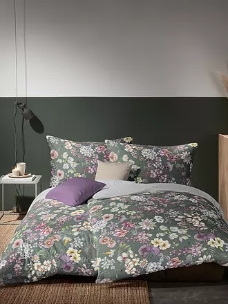 FLEURESSE | Satin Bettwäsche BED ART 70x90cm/140x220cm Evergreen | 