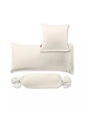 FLEURESSE | Satin Kissenbezug Royal Uni 2er 40x40cm Creme | lila