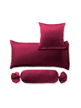 FLEURESSE | Satin Kissenbezug Royal Uni 2er 40x40cm Pearl Blue | beere