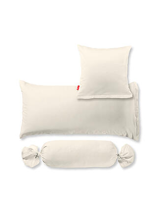 FLEURESSE | Satin Kissenbezug Royal Uni 2er 40x60cm Olive | creme