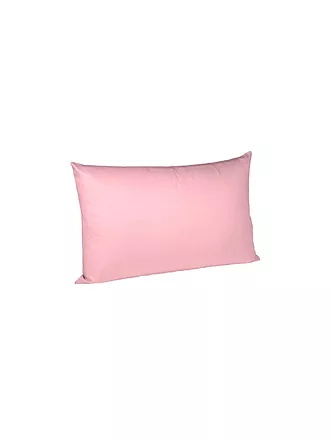 FLEURESSE | Satin Kissenbezug Royal Uni 2x 40x60cm Hellblau | rosa