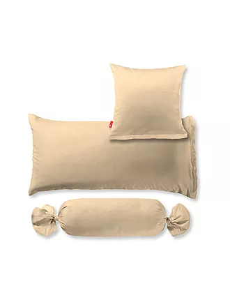 FLEURESSE | Satin Kissenbezug Royal Uni 2x 40x60cm Sand | beige