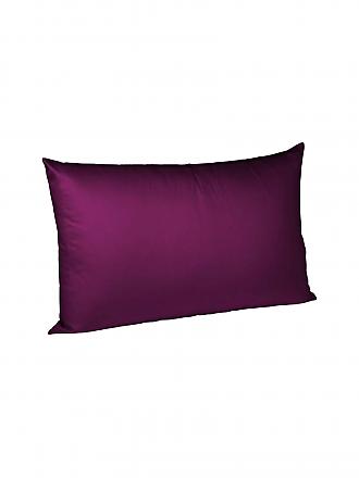 FLEURESSE | Satin Kissenbezug Royal Uni 2x 40x60cm Sand | beere