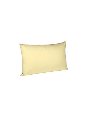 FLEURESSE | Satin Kissenbezug Royal Uni 2x 40x60cm Sand | gelb