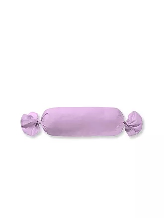 FLEURESSE | Satin Nackenrollenbezug Royal Uni 15x40cm Koralle | lila