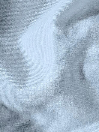 FLEURESSE | Satin Spannleintuch Royal Uni 180x200cm Silber | hellblau
