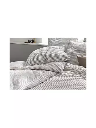 FLEURESSE | Seersucker Bettwäsche RIO 70x90cm/140x200cm Creme | beige