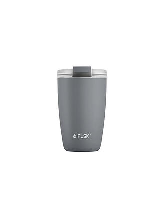FLSK | CUP Coffee to go-Becher 0,35l Edelstahl Midnightblue | grau