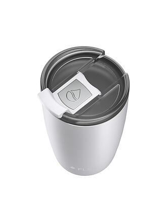 FLSK | CUP Coffee to go-Becher 0,35l Edelstahl Sand | weiss