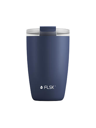 FLSK | CUP Coffee to go-Becher 0,35l Edelstahl Sand | dunkelblau