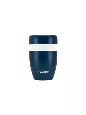 FLSK | Isolierbecher MUKI Snackpot Midnight 550ml | silber