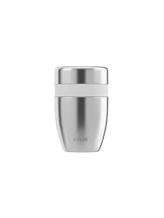 FLSK | Isolierbecher MUKI Snackpot Midnight 550ml | silber