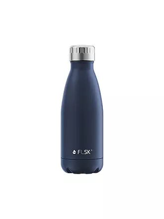 FLSK | Isolierflasche - Thermosflasche 0,35l Minight Blue | silber