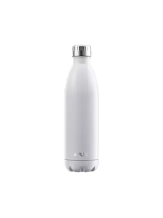 FLSK | Isolierflasche - Thermosflasche 0,75l White | dunkelrot