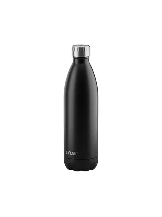 FLSK | Isolierflasche - Thermosflasche 1l Black | silber