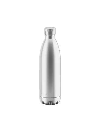 FLSK | Isolierflasche - Thermosflasche 1l Stainless | schwarz