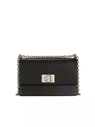 FURLA | Ledertasche - Mini Crossbody 1927 | schwarz