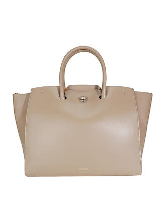 FURLA | Ledertasche - Shopper GENESIS Large | grau
