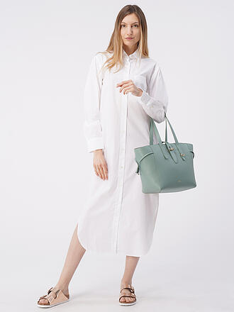 FURLA | Ledertasche - Shopper NET M | beige